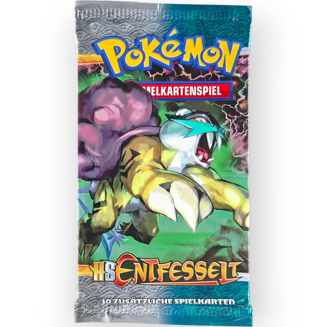 Pokémon HGSS Entfesselt Booster – Raikou Artwork – Deutsch