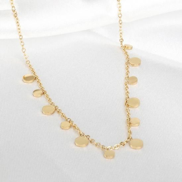 Chaîne acier inoxydable doré 