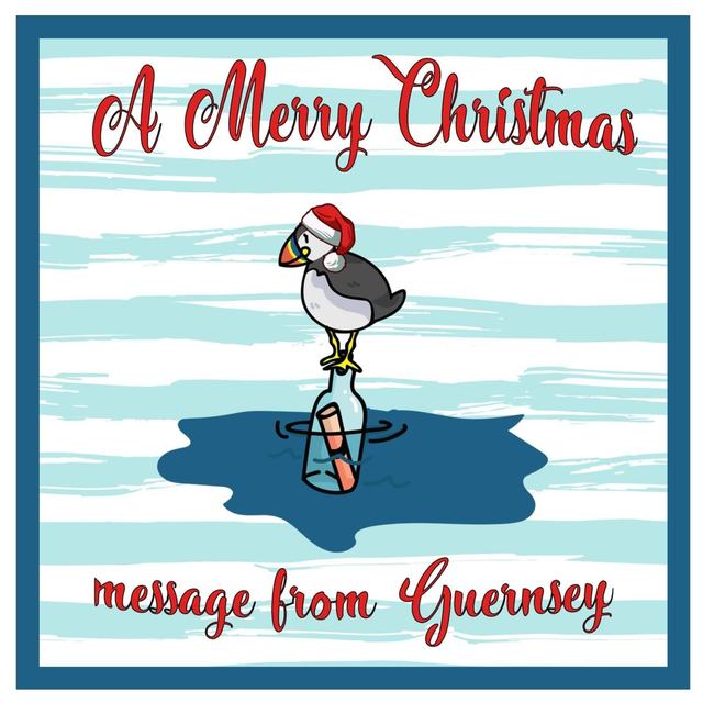 102 -CHRISTMAS CARD - Christmas Puffin