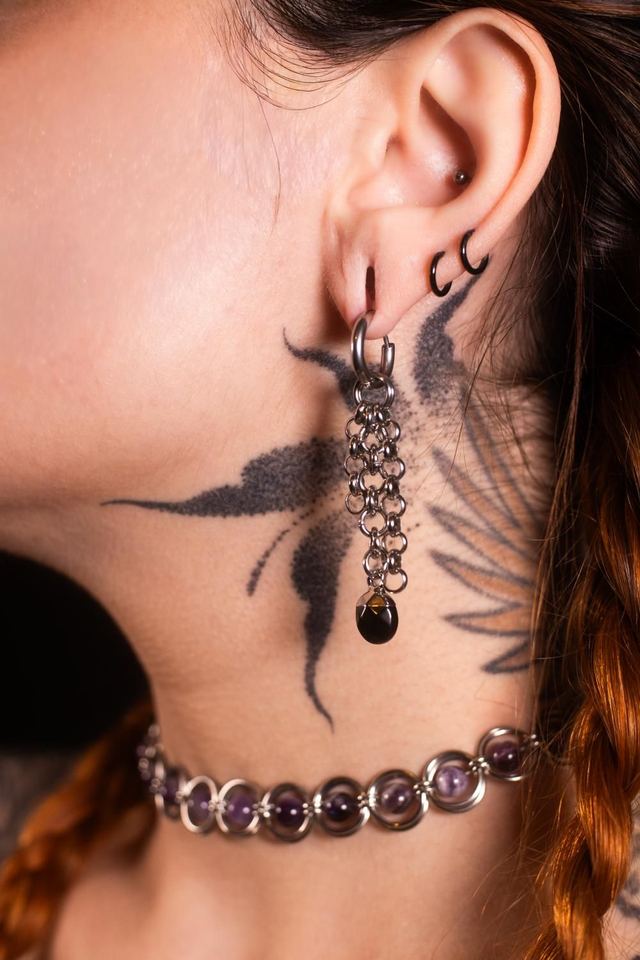 Twins Spike obsidienne 