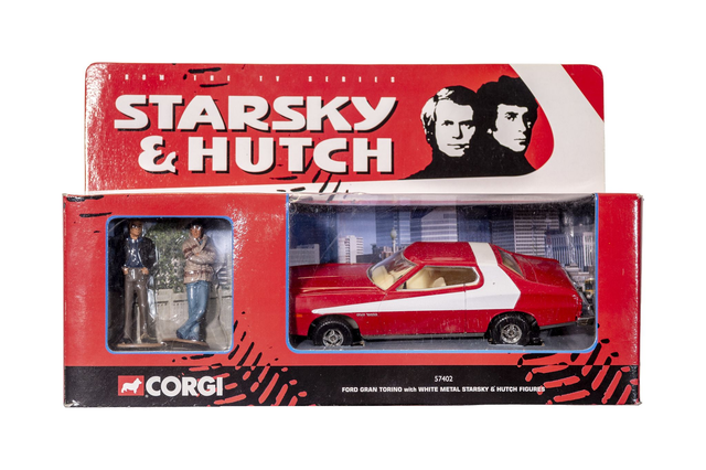 Corgi Starsky &amp; Hutch Ford Gran Torino model &amp; Figures