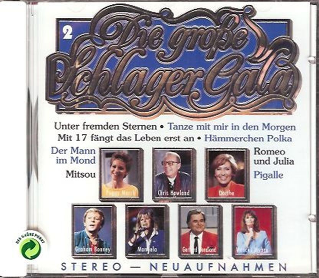 Various ‎– Die Große Schlagergala 2 Audio CD