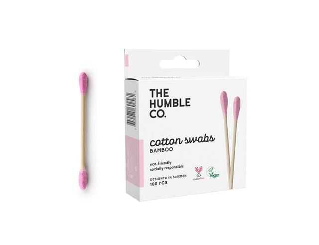 [The Humble Co.] Bamboe wattenstaafjes - Roze