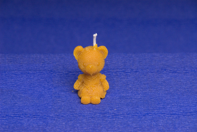 Bougie Oursonne en jupette