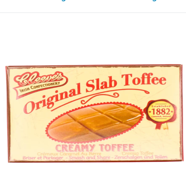 Slab toffee