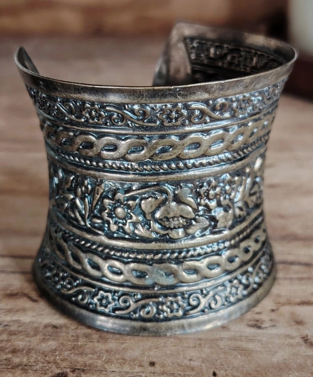 Bracelet manchette vintage style tibétain