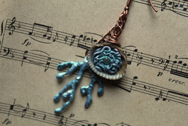 Mono boucle- Coquillage Métamorphe-n°1