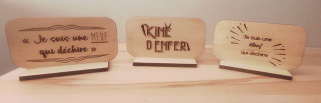 Plaque personnalisée