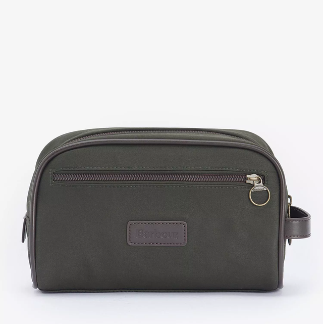 Barbour wax wash bag 