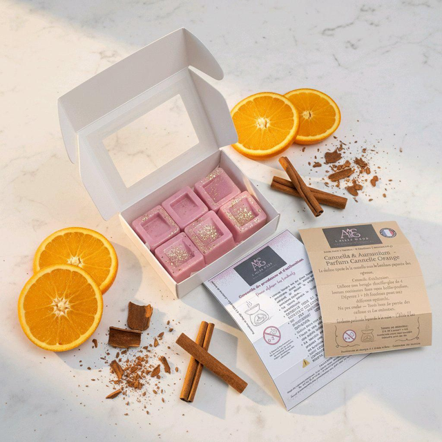 Fondants parfumés Cannella &amp; Aurautium - Parfum cannelle orange 