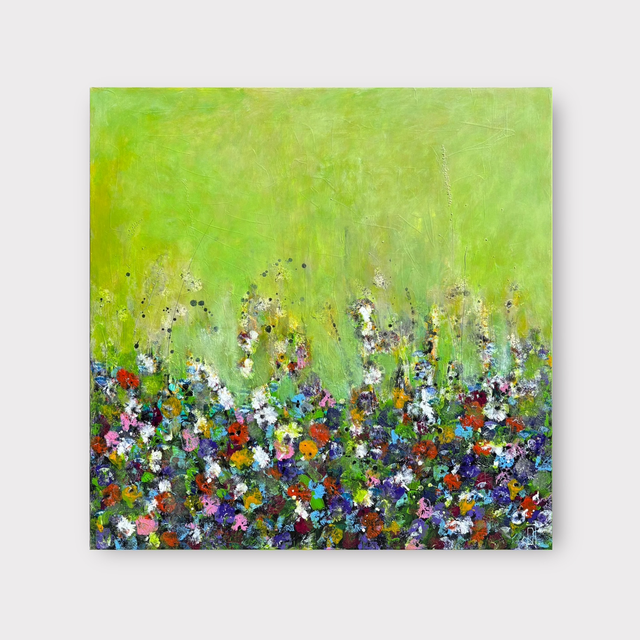  120 x 120 Green Flowers 2/2 af Ovidiu Talpos
