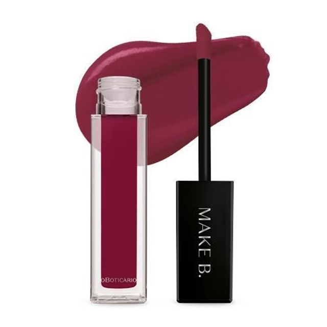 Pinta  labios líquido mate Make B. Gourmand Berry con ácido poliglutámico 5 ml