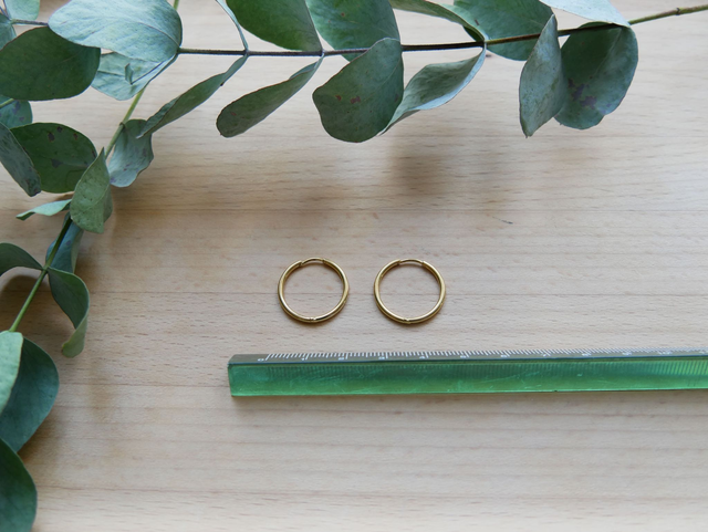 Créoles dorées 20mm