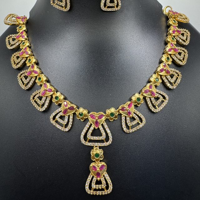 Necklace with Ear rings 