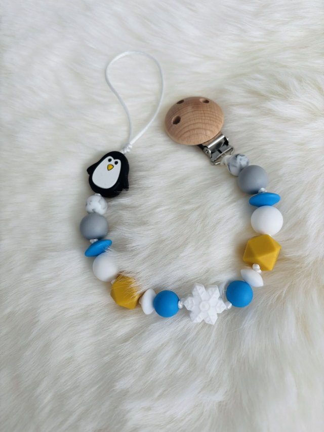 Attache tétine Pingouin 🐧