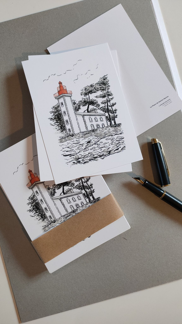 5 Cartes - Le phare de Sainte-Marine