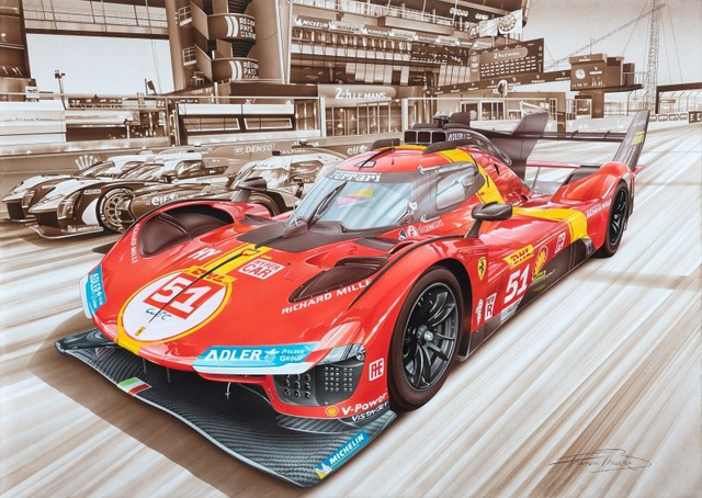 Ferrari 499P Limited Edition - Print only