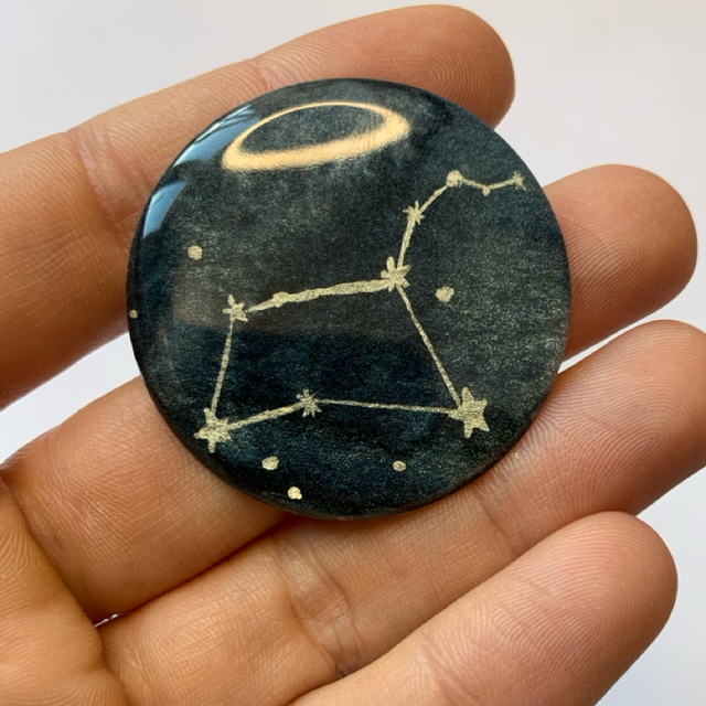 Broche Lion - Collection Constellations