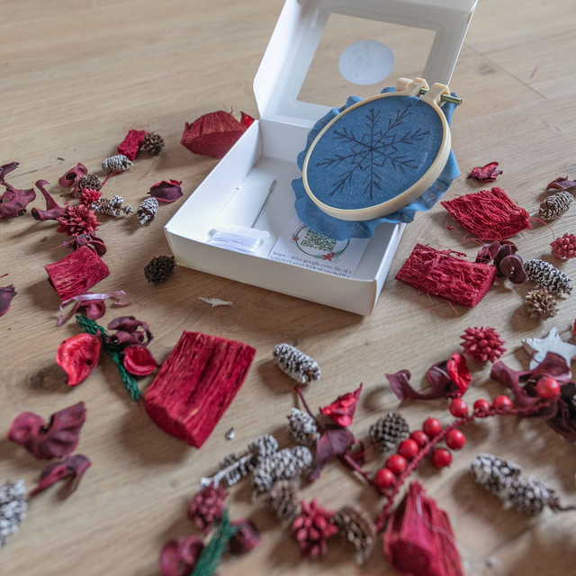 Kit de broderie "flocon"
