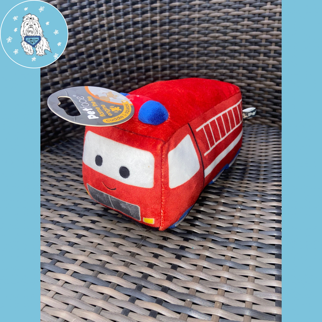 Petface Flame the Fire Engine Dog Toy