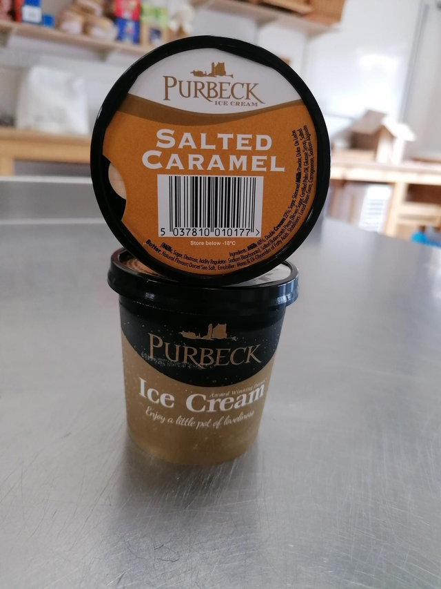 Purbeck ice cream tubs salted caramel 