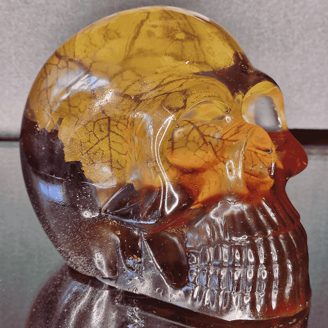 TETE DE MORT COULEURS D&#039;AUTOMNE