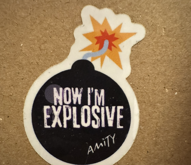 Now I’m Explosive LYRIC STICKER