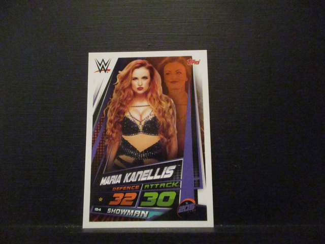 Maria Kanellis - W 205 Live Slam Attax Universe Original Trading Card #154