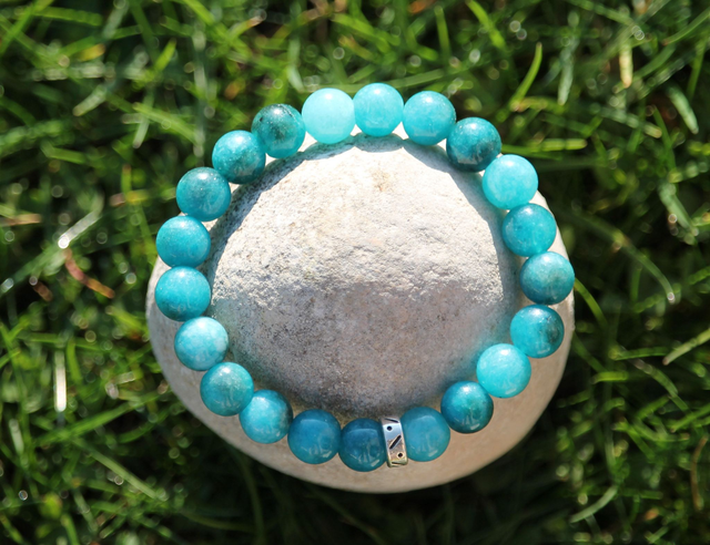 Bracelet apatite bleue
