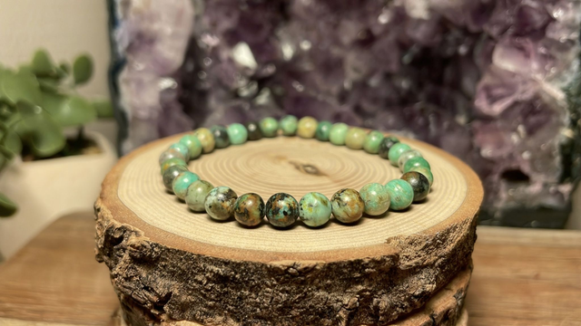 Bracelet TURQUOISE AFRICAINE 6mm