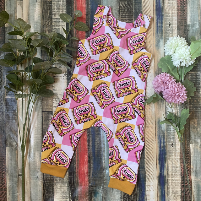 Fruity Dungarees 6-12m