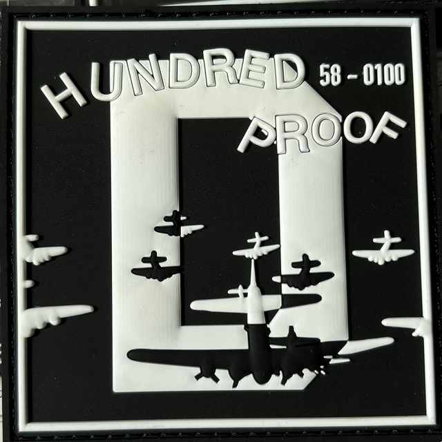 HUNDRED PROOF KC135 Nose Art Patch