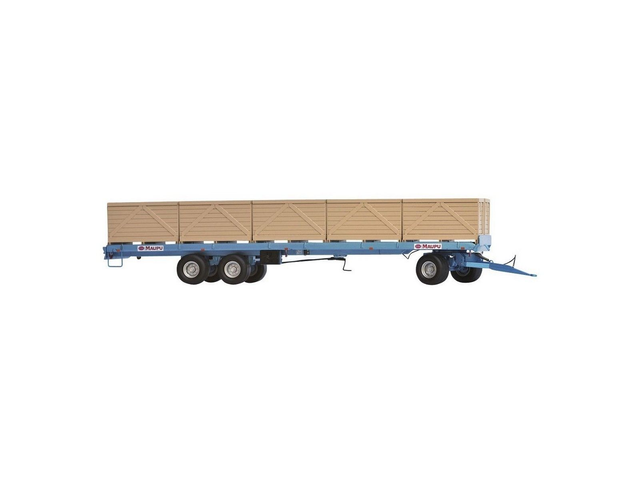 Plateau MAUPU 1180/200 bleu avec 10 palox Replicagri REP010 1/32