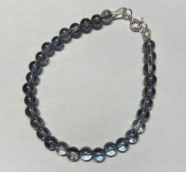 Gemstone bracelet with Sterling silver findings