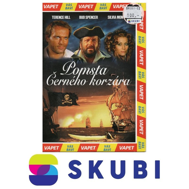DVD Pomsta Černého korzára / Il Coraso Nero - česky, anglicky