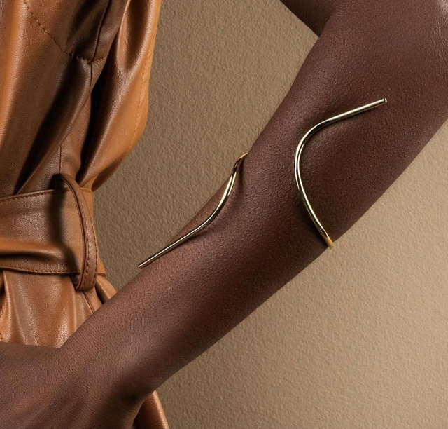 Bracelete Aro Liso Fio Longo 