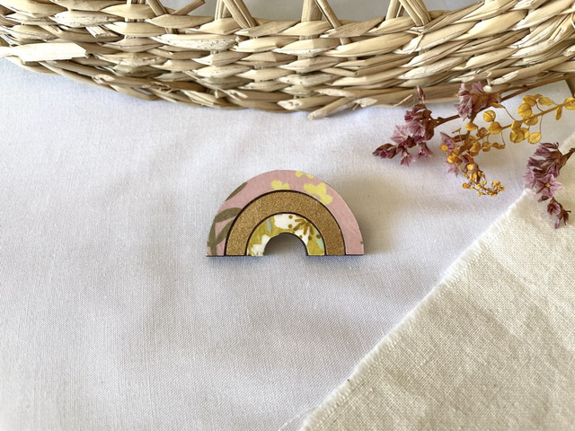 Broche Arc en ciel - Couleurs variées