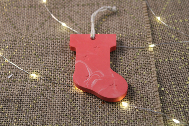 Les suspensions chaussette de Noël