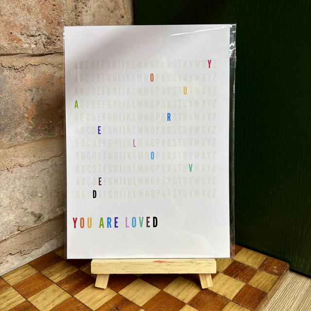 You Are Loved A5 Art Print