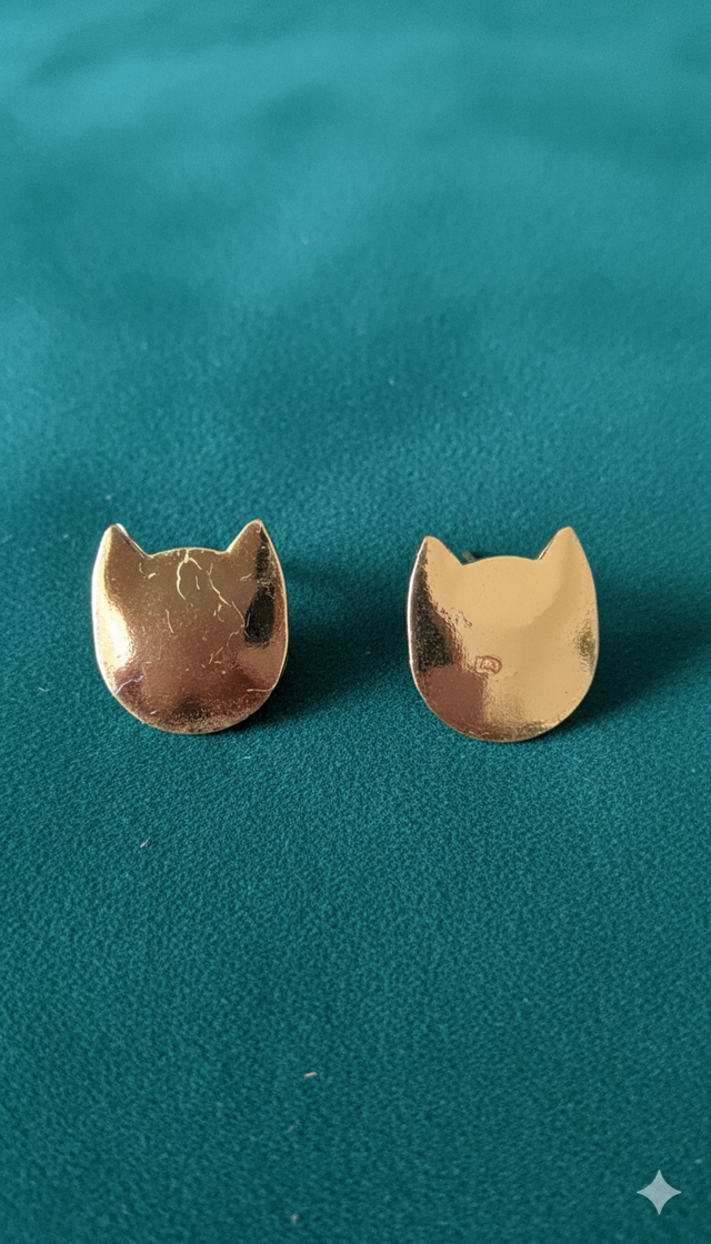 Boucles d'oreilles Chat