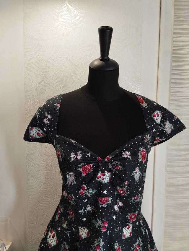 Robe Hell Bunny Stevie Oldschool Tatoo T48