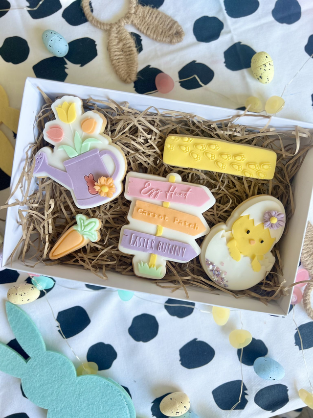 Easter Chick Biscuit Box