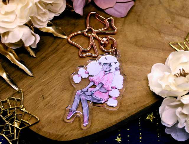 Porte-clé Epoxy - Mouton