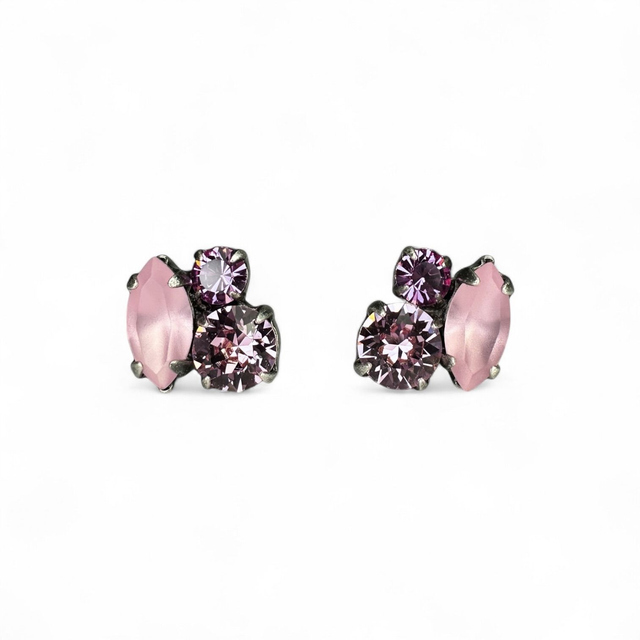 Ohrstecker RANKE Rosamattmix, Rosa
