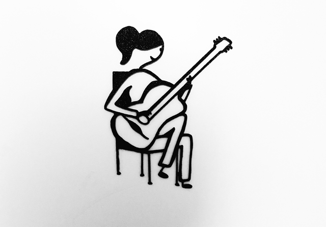Guitariste femme 