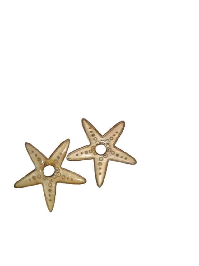 Étoiles Bohèmes – Pampilles artisanales bois &amp; résine