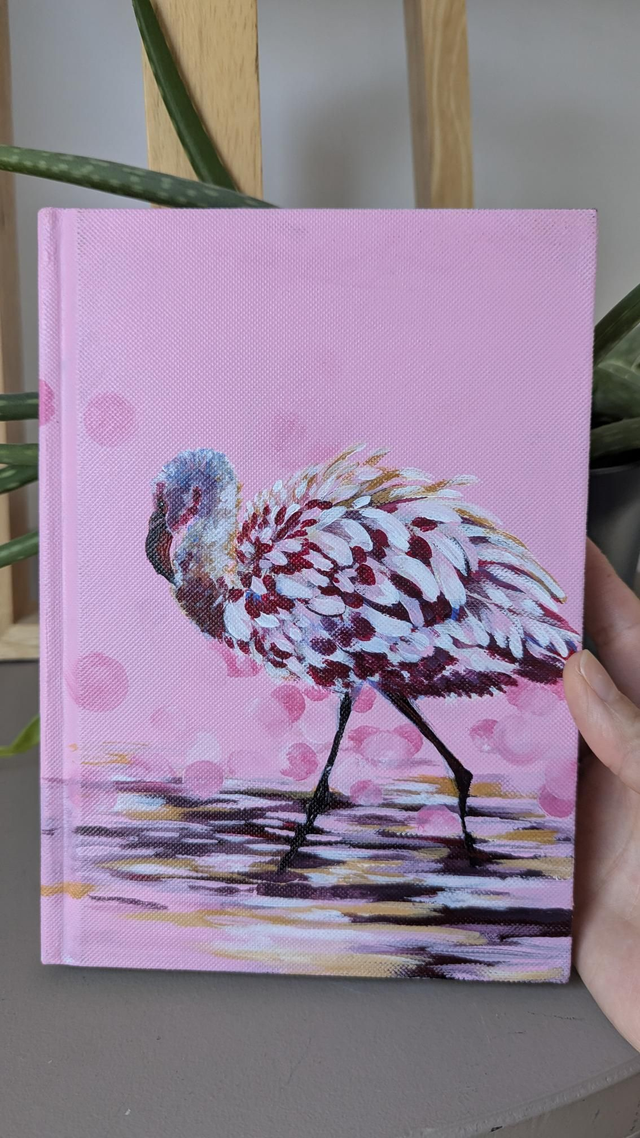 Carnet A5 flamand rose 