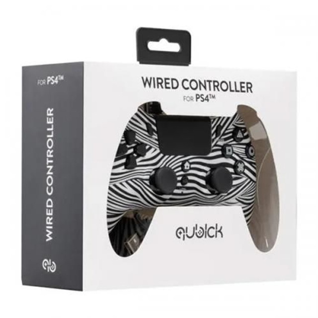Wired Controller Nero Bianco 2.0 (PS4 NUOVO