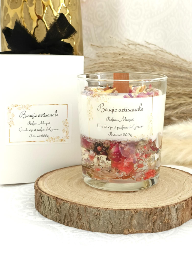 Bougie parfumée gel