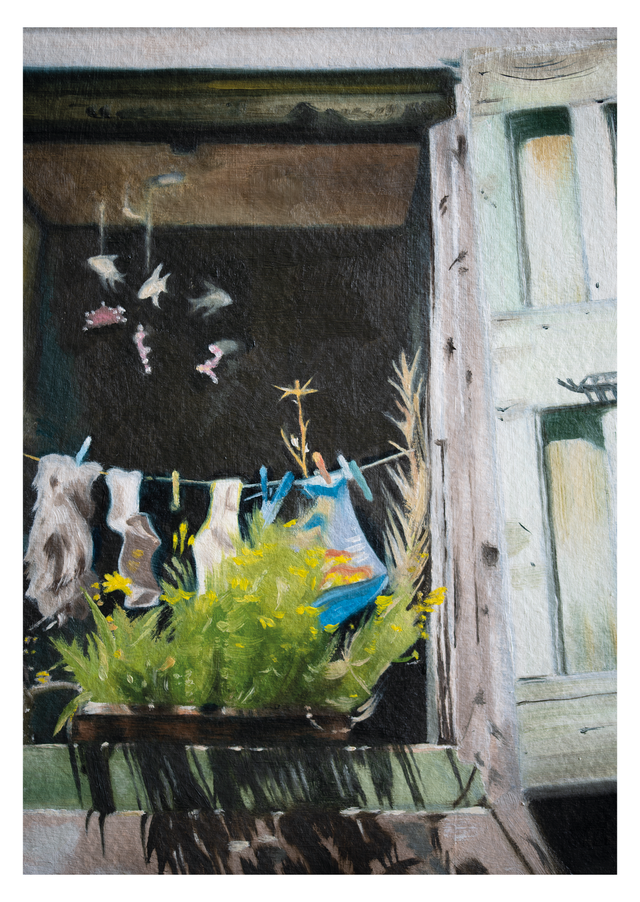 Postcard - French Shutters 1 (Detail)